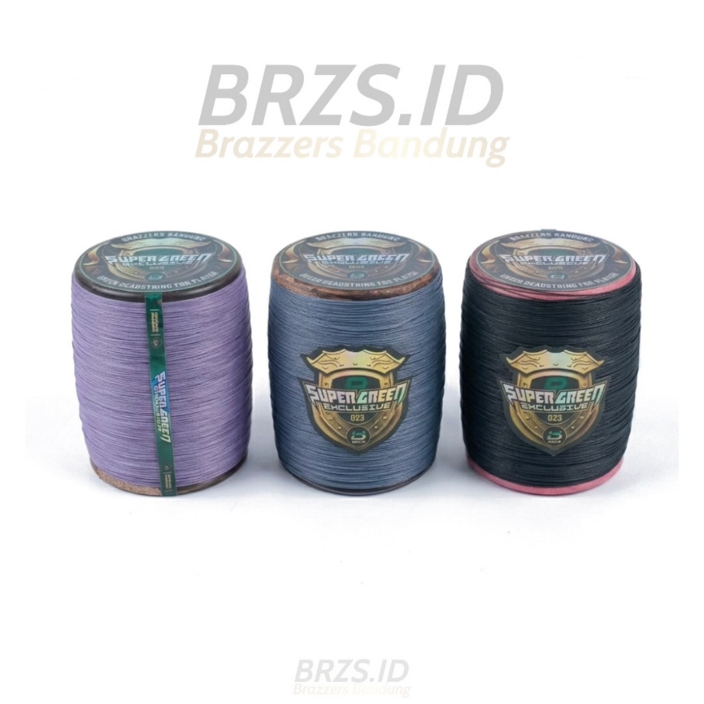 Gelasan Matot Brazzers "SUPER GREEN" 023 6000yard Sasap Padi Kasar Gahar Merang Hijau Original Premi