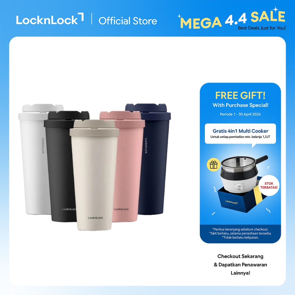 LocknLock One Touch Clip Tumbler 550ML - LHC3249