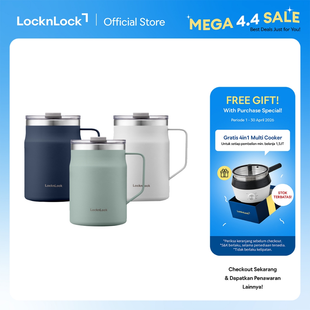 LocknLock Tumbler Metro Mug 475ml - LHC4219