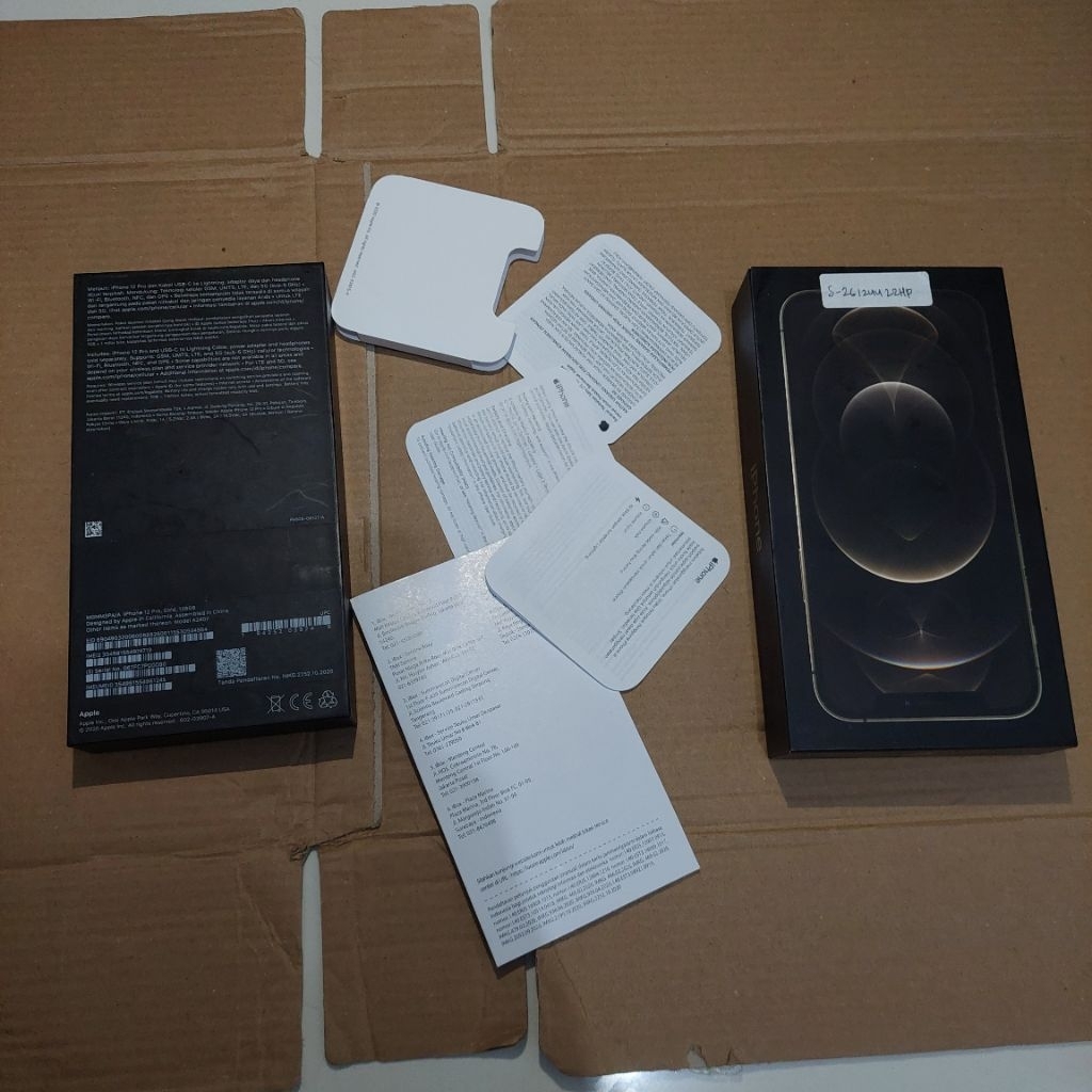 Dus box Iphone 12 pro gold original ibox copotan