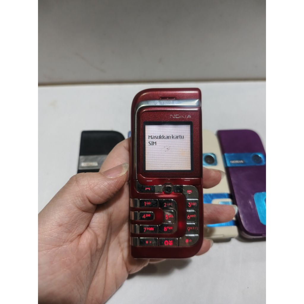 NOKIA 7260 ORIGINAL NORMAL SIAP PAKAI HANDPHONE NOKIA SECOND JADUL UNIK LANGKA