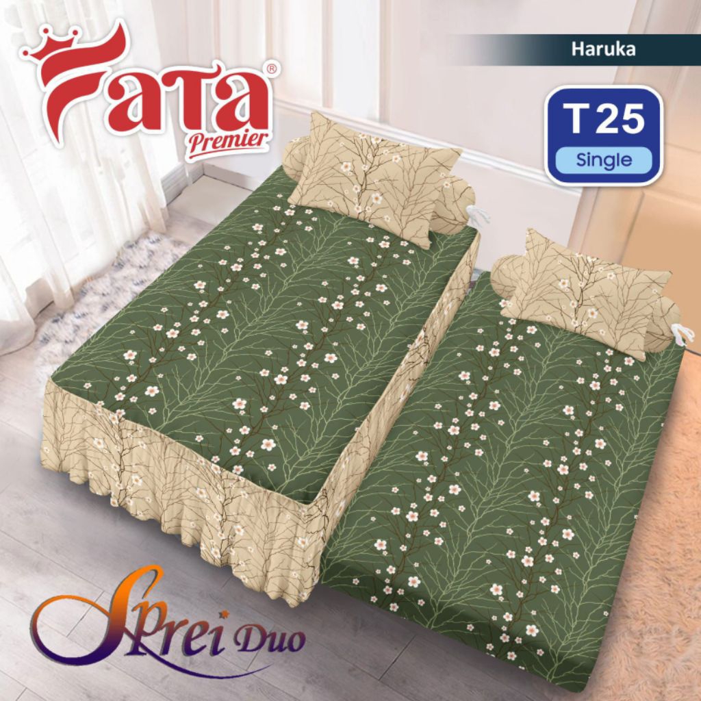 FATA - Sprei Sorong Motif Haruka Ukuran 120x200