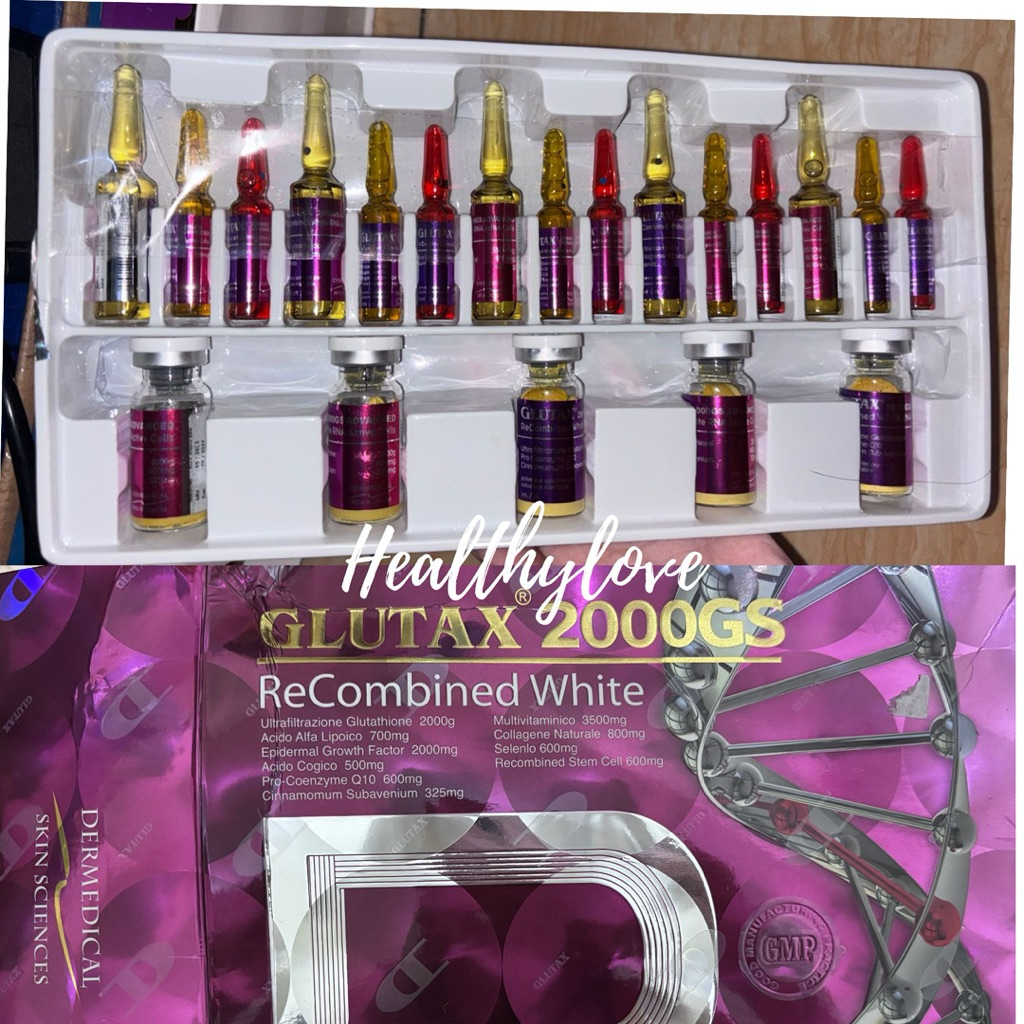 10 Set Whitening Paket 2000gs Gluta Advance untuk Mencerahkan Kulit