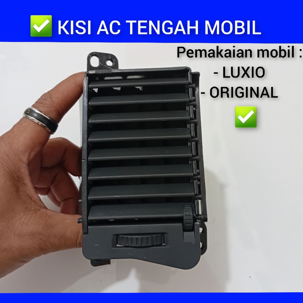 kisi kisi ac depan tengah original mobil luxio harga sesuai varian.