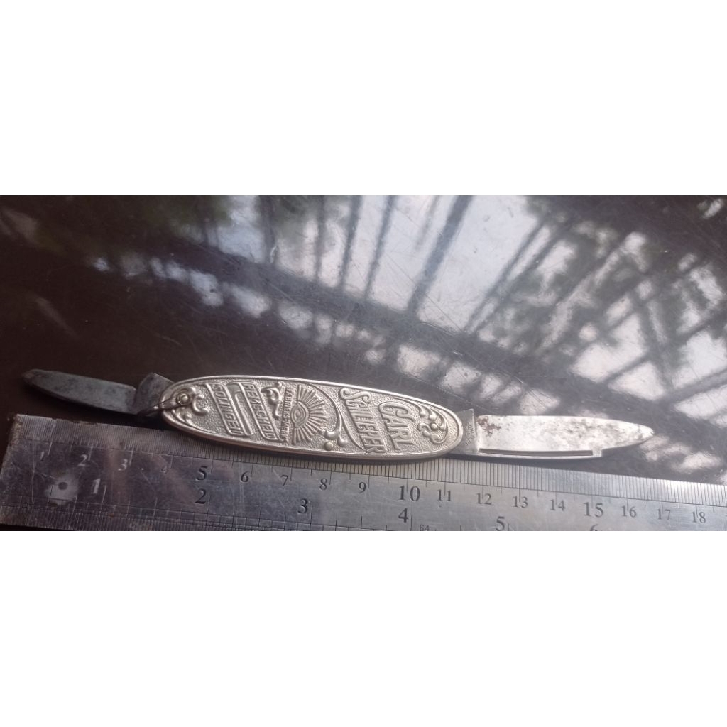 Vintage Carl Schlieper 2 Blade pocket knife Remscheid Solingen Germany