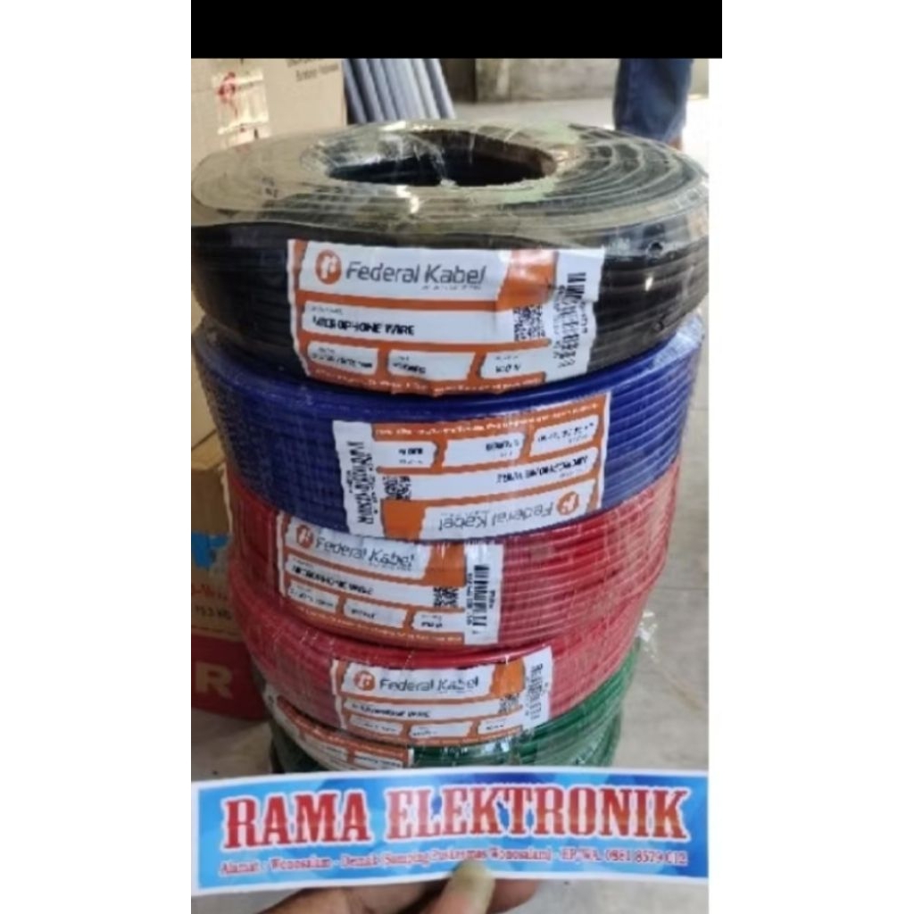 KABEL MIC MICROFON FEDERAL 2X20 ISI 3 STEREO FEDERAL ORIGINAL kabel micropone federal 2x20 100 meter