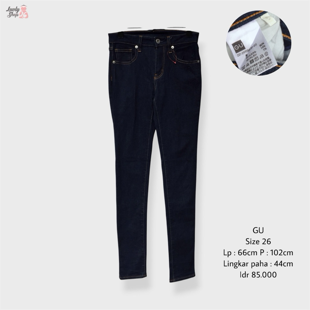 gu by uniqlo celana jeans