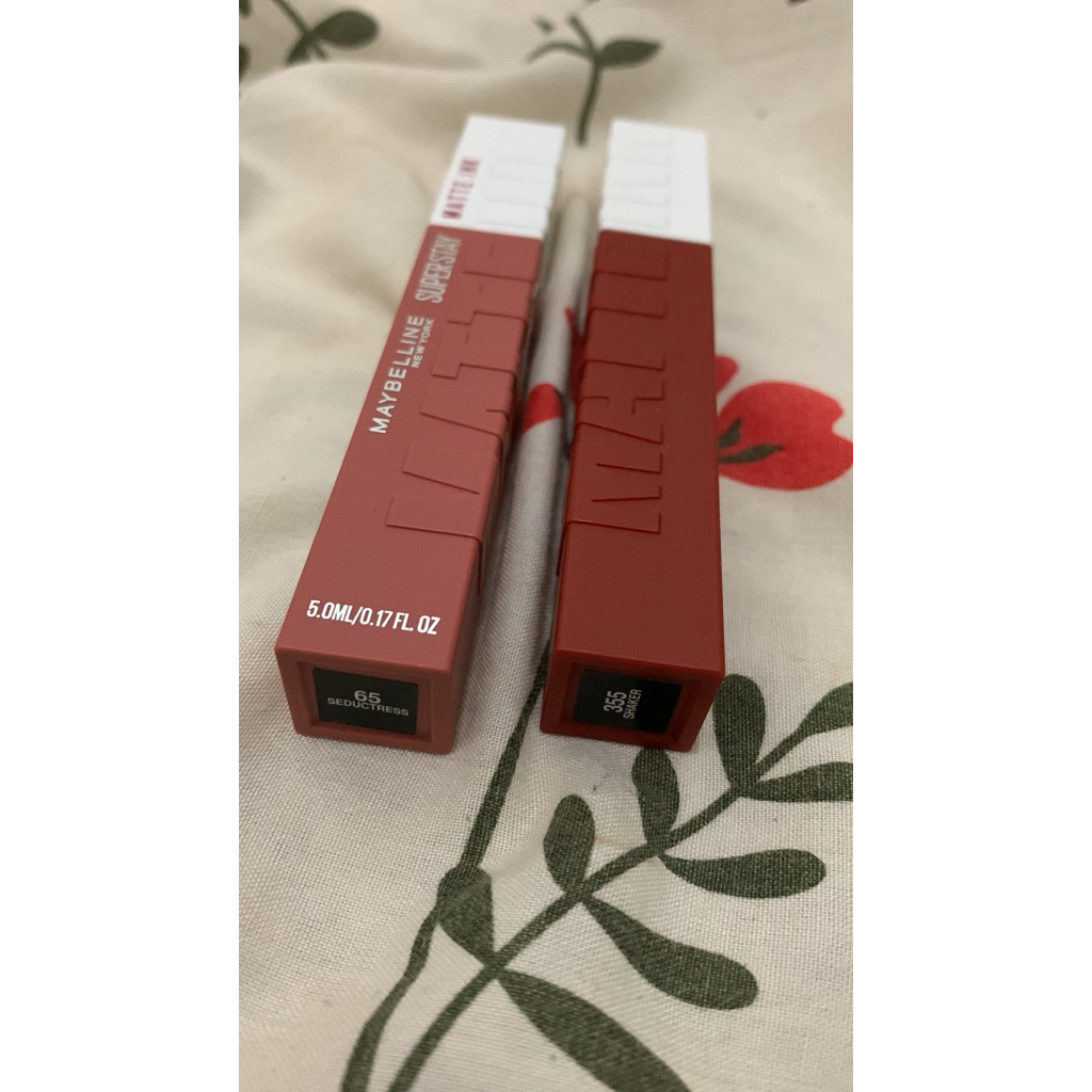 maybelline lipmatte 355 shaker