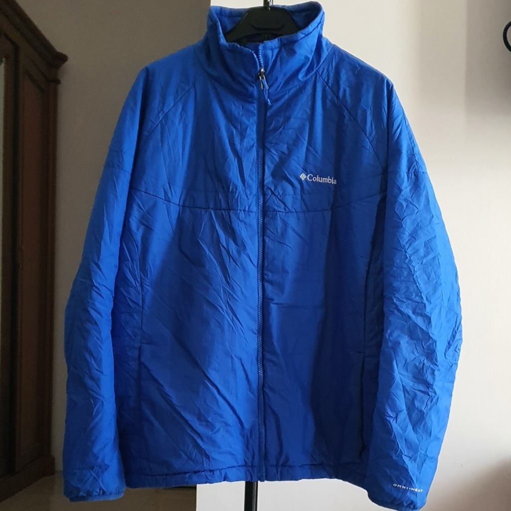 Jaket Columbia Omni Heat Warna Biru Elektrik