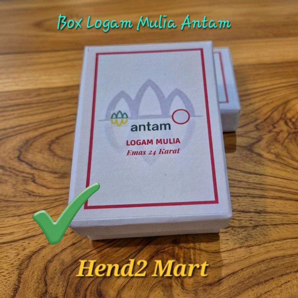 Kotak Box untuk Logam Mulia Emas Antam UBS mini gold  9x6x3 Cm