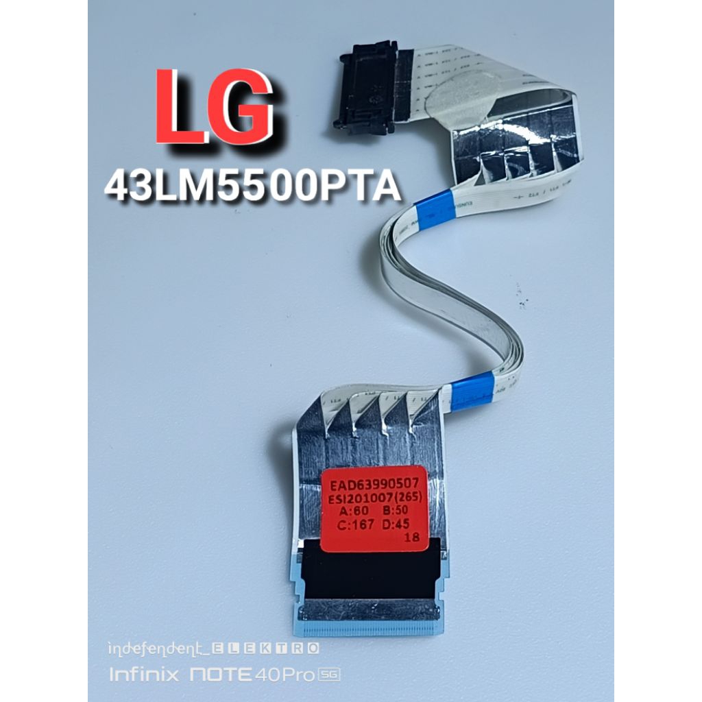 LVDS LG 43LM5500PTA   Kabel lvds Tv Lg 43lm5500pta   kabel Lvds EAD63990507