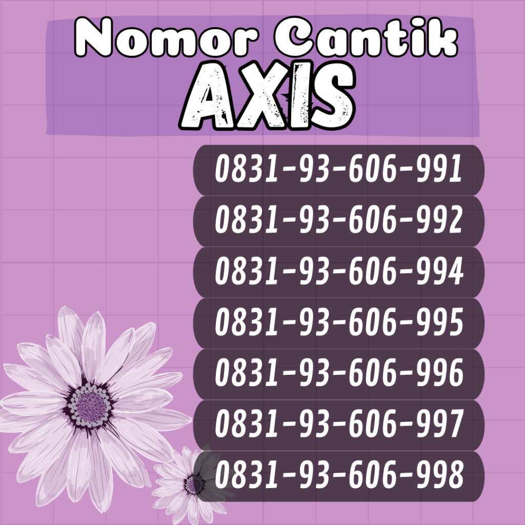 PROMO Kartu Perdana Axis Nomor Cantik Axis Urut Spesial Terlaris (A16) / Nomor Cantik Axis