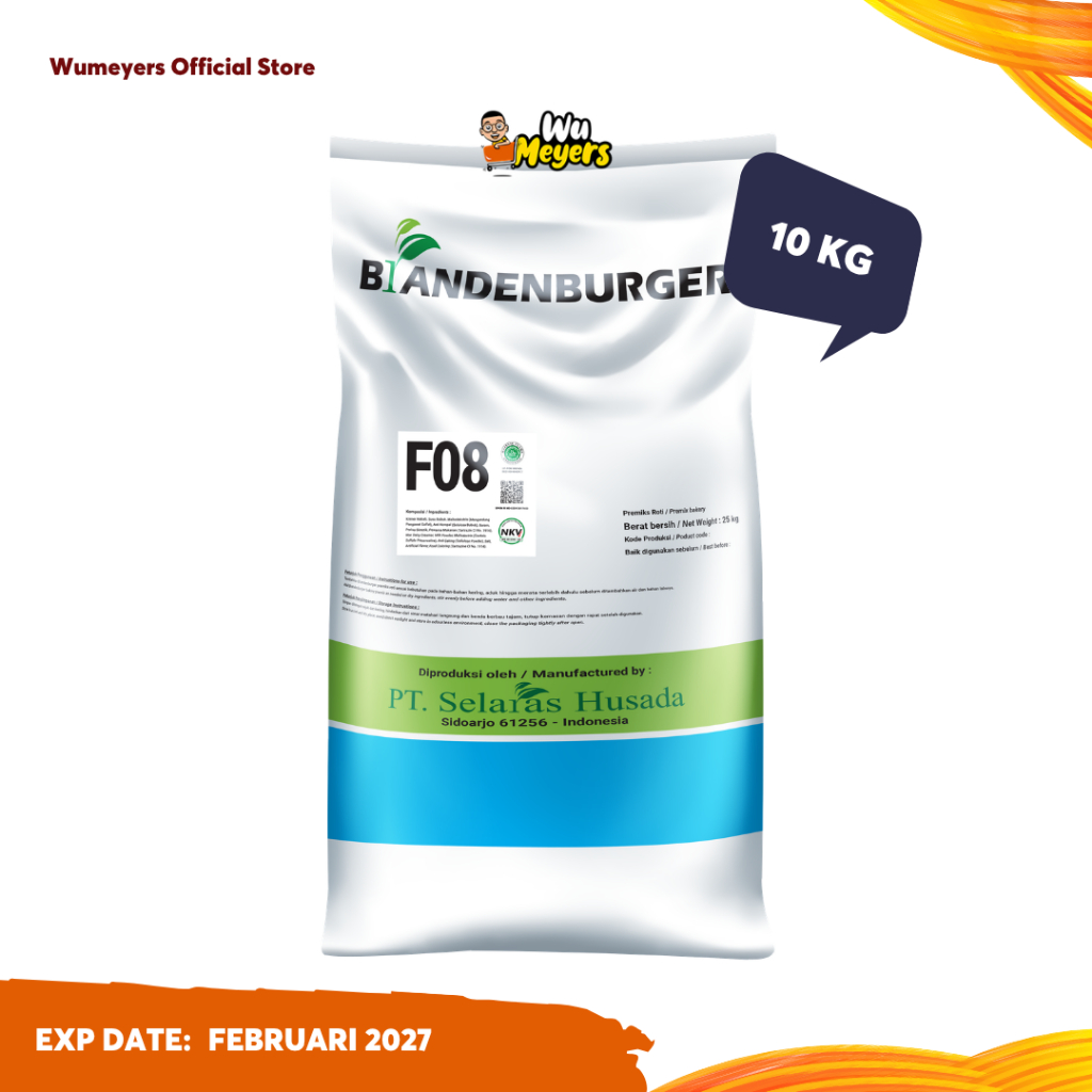Susu Bubuk Brandenburger F08 10kg - Premix Bakery Bahan Kue
