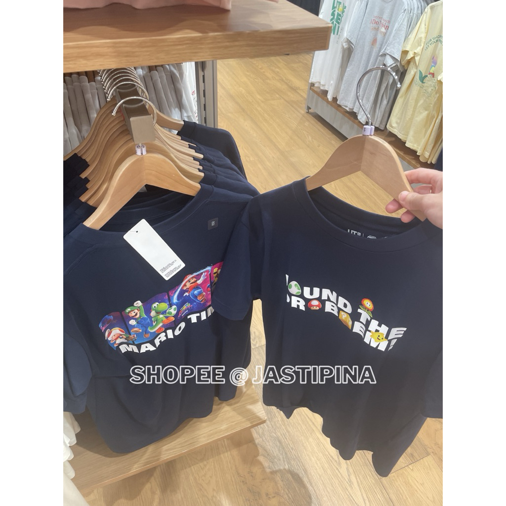 Kaos UT Super Mario Movie UNIQLO JASTIP