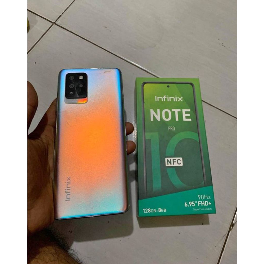 Infinix note 10 pro NFC fullset