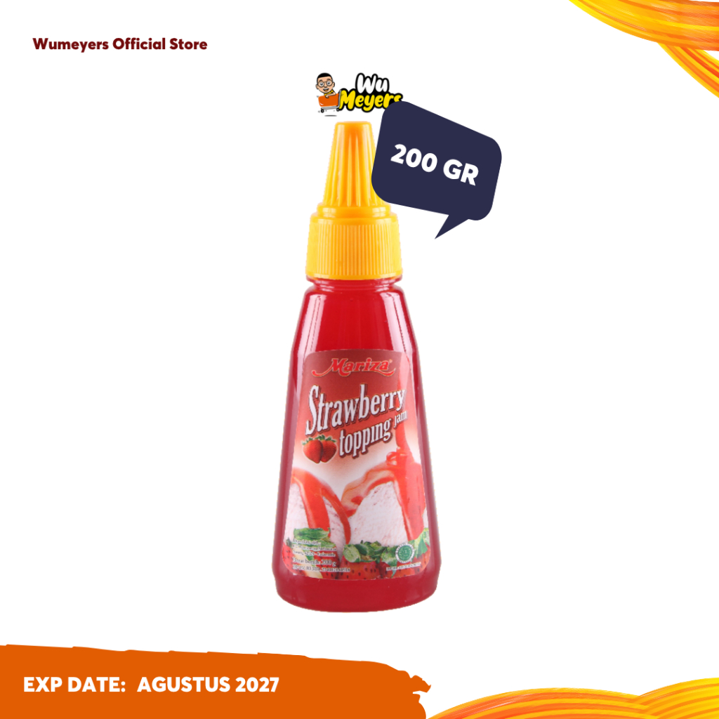 Mariza Topping Strawberry - Selai Toping Buah Strawberry 200gr