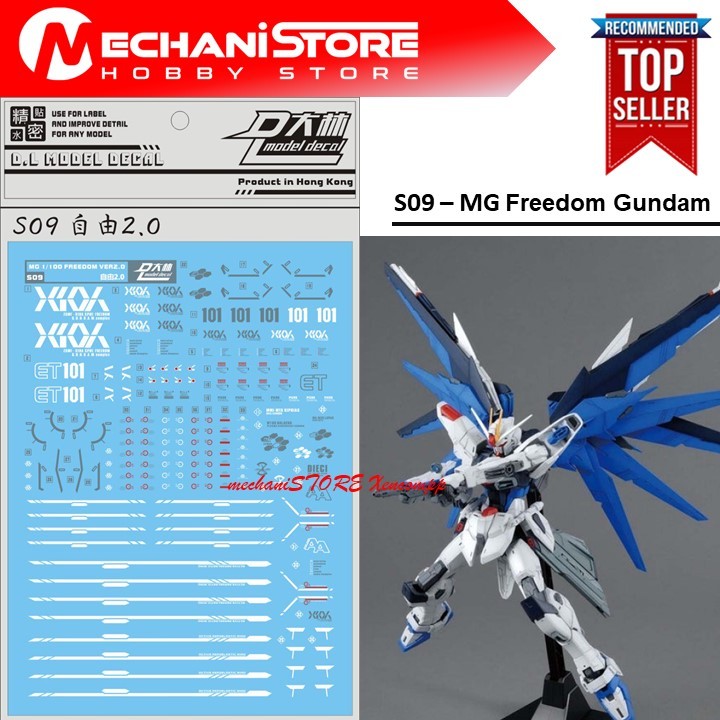 Water Decal S09 - MG Freedom by DL MODEL