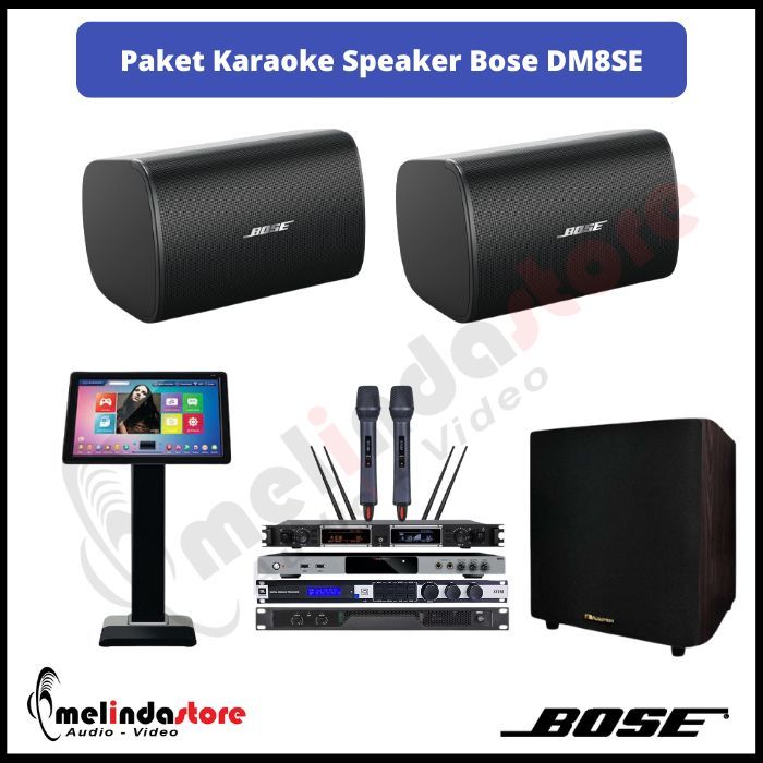 Paket Karaoke Speaker Bose DM8S 8 inch