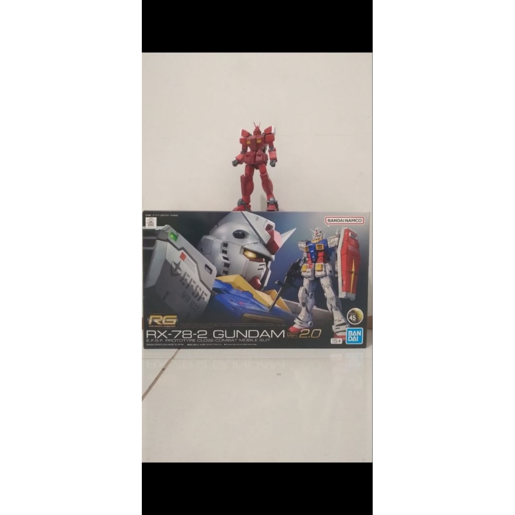 RG RX-78-2 ( MIB ) & HG Amazing Red Warrior