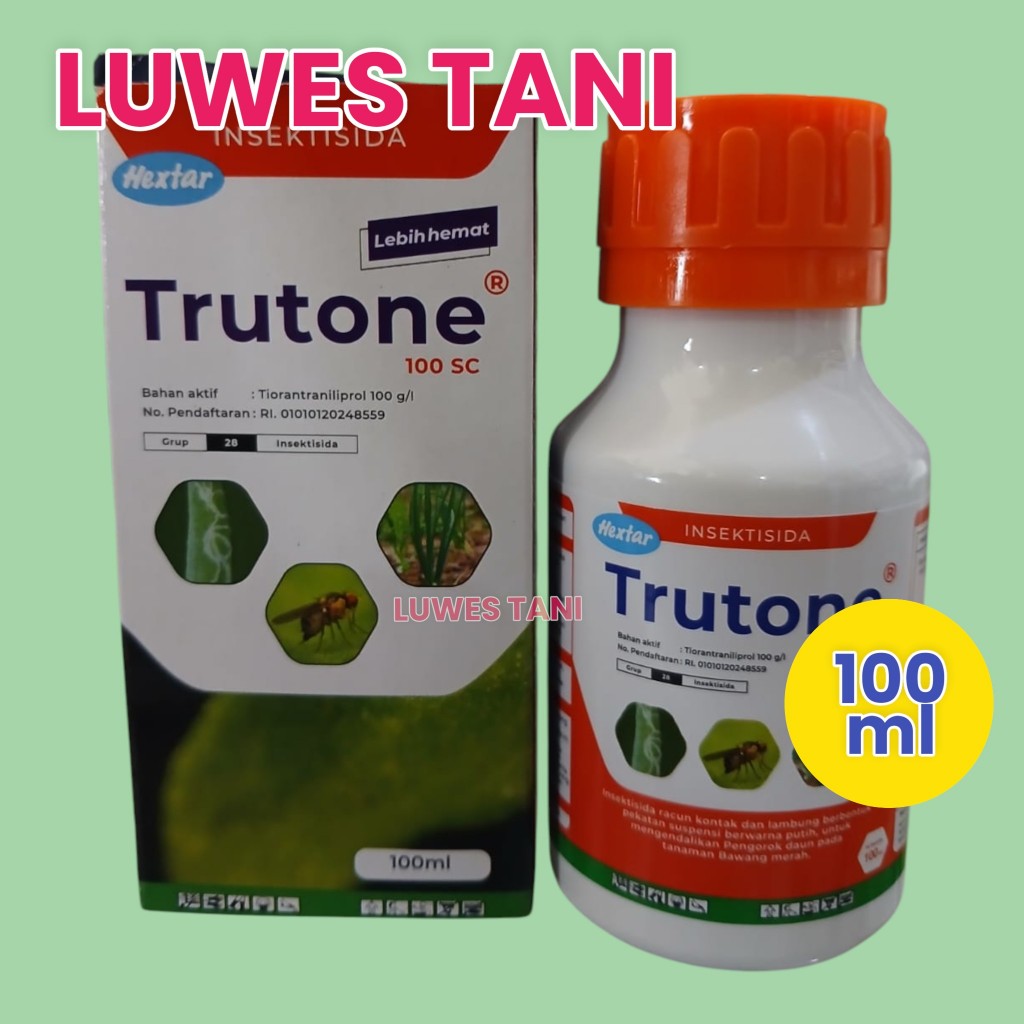 Trutone 100ml (kecil) insektisida  penggorok daun, ulat grayak, dan ulat bor