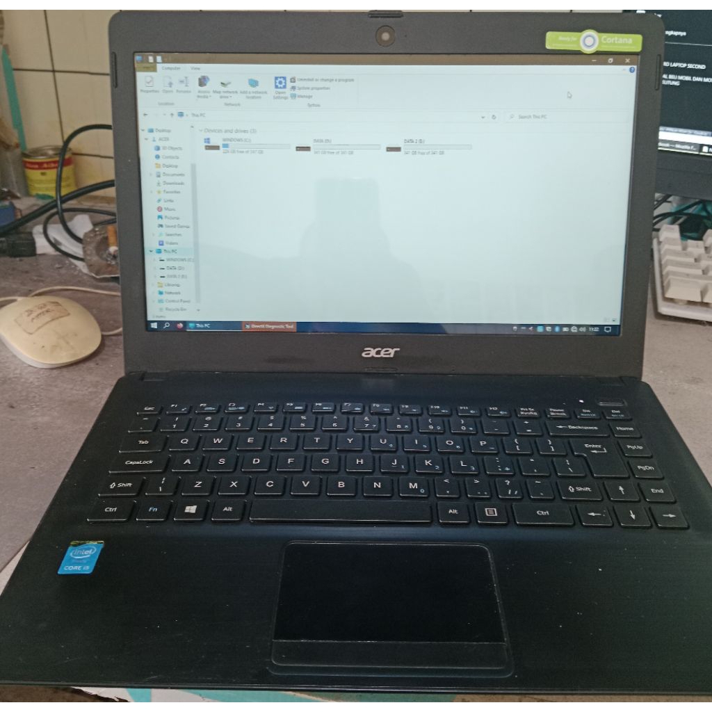 Acer Z1402 Core i5 Ram 8Gb