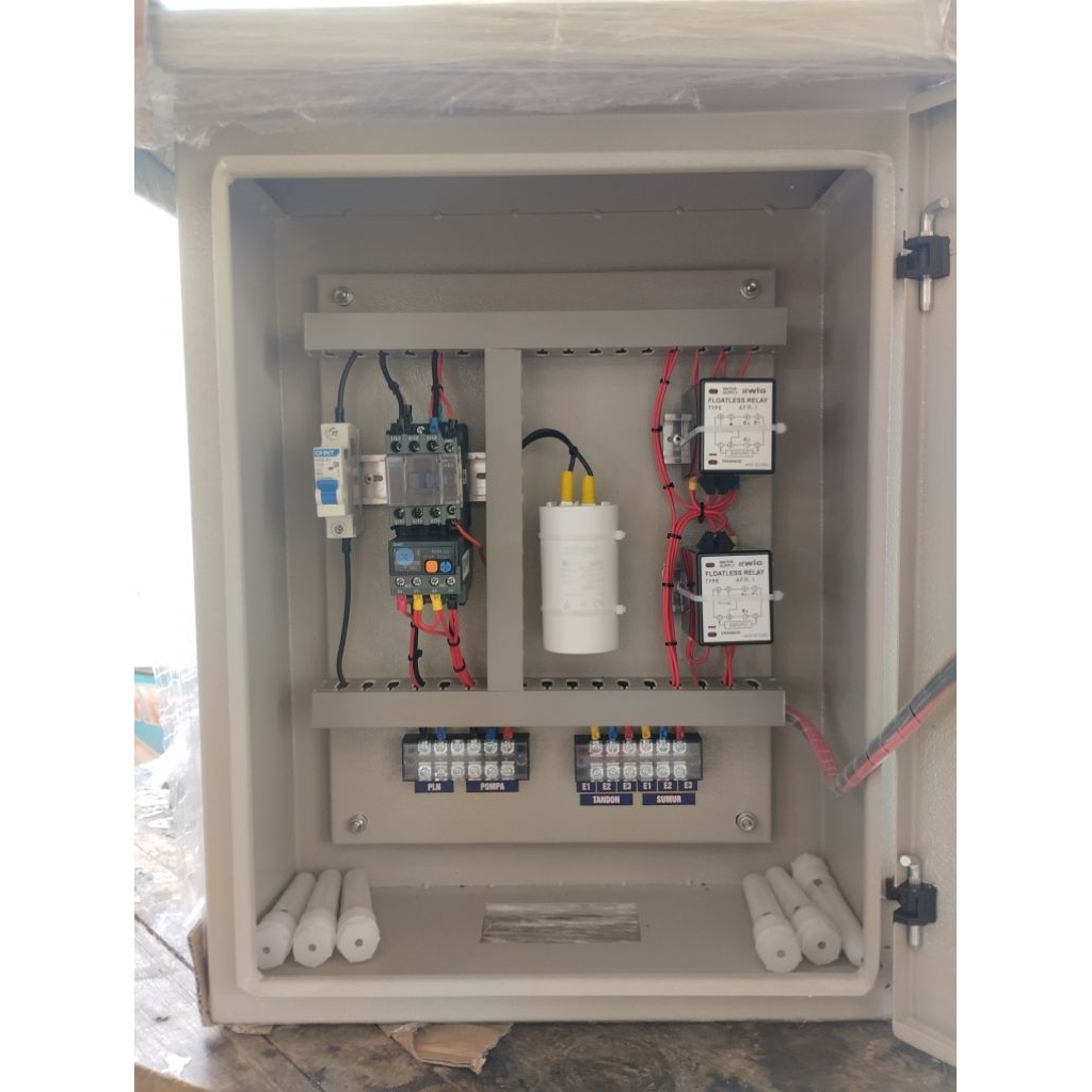 panel pompa air submersible 1 phase bok outdor