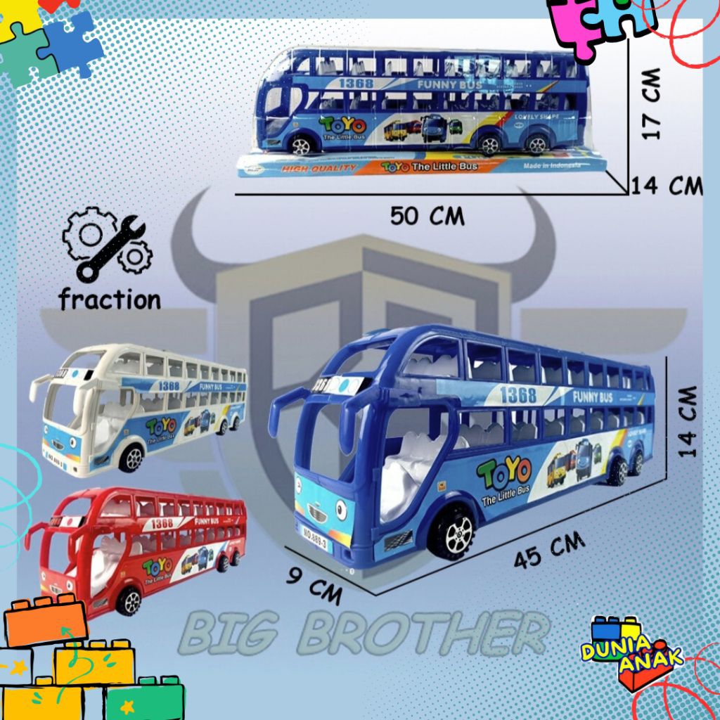 Mainan Mobil Bis Tayo Mainan Anak Bis Tayo bus tayo