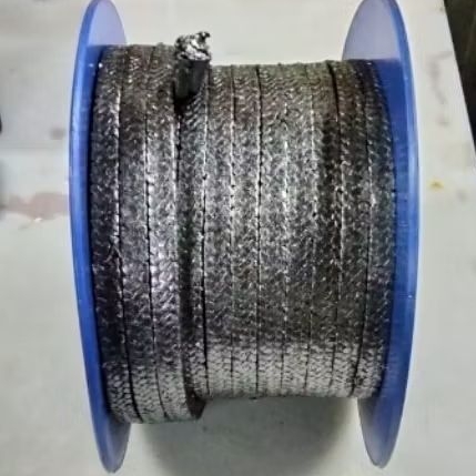 Gland Packing Graphite/Gland Packing Pure Graphite 8mm x 8mm/Meter