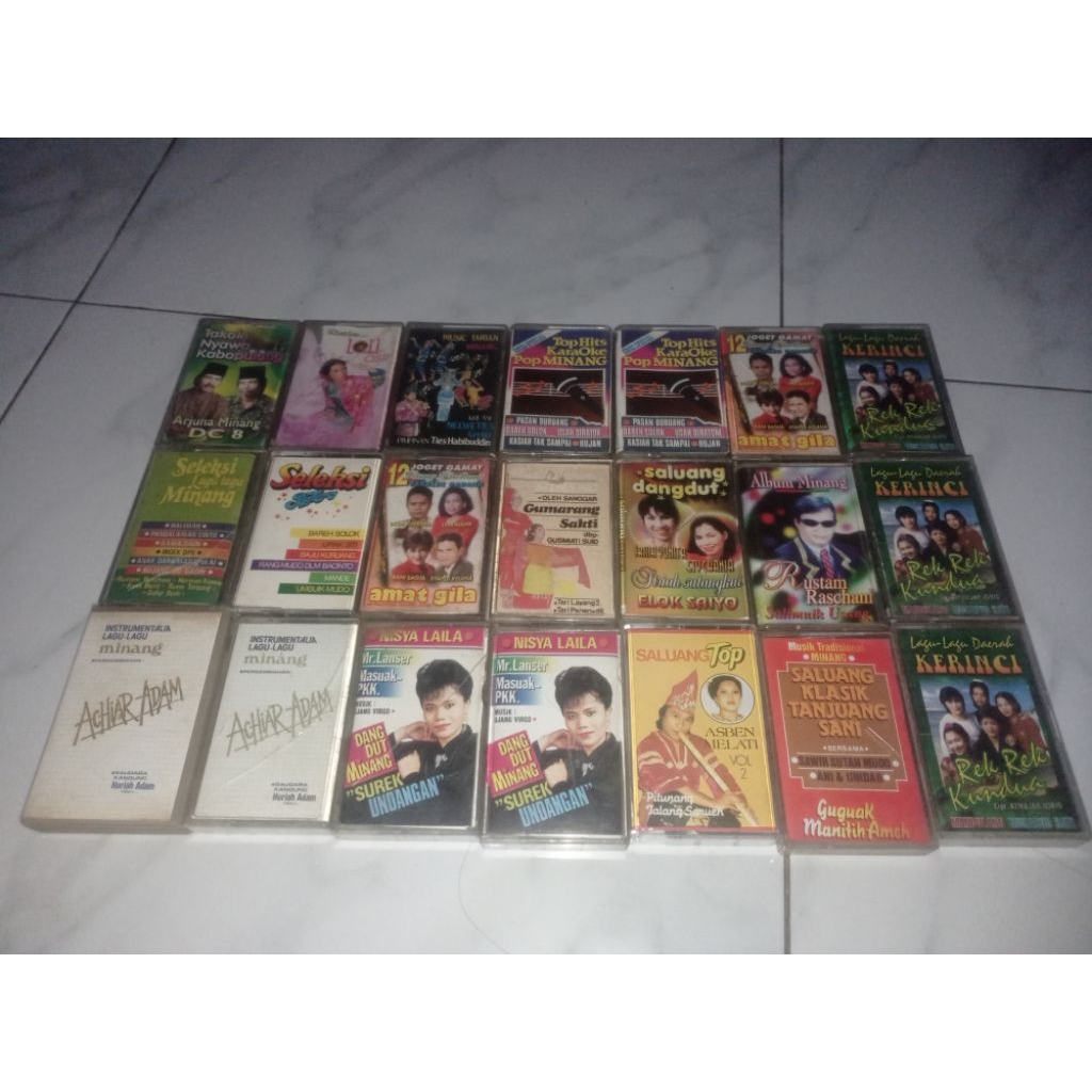 Kaset Pita daerah Minang