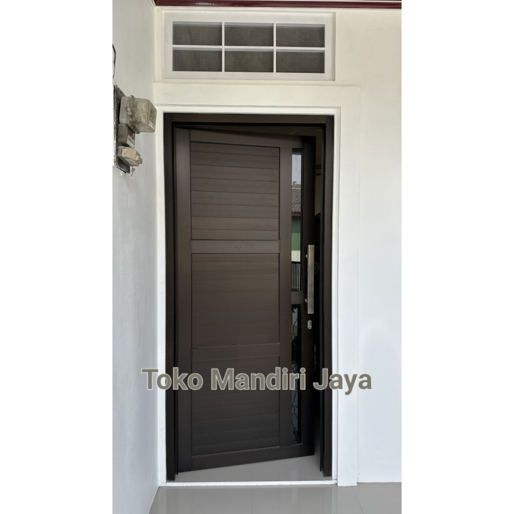 Pintu Single Alumunium Spanrel Double - Swing