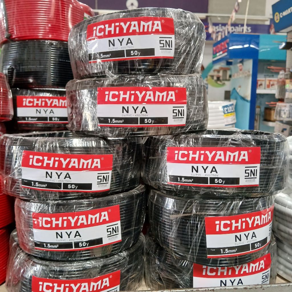 Kabel engkel/kabel tembaga 1x1,5(NYA) Ichiyama