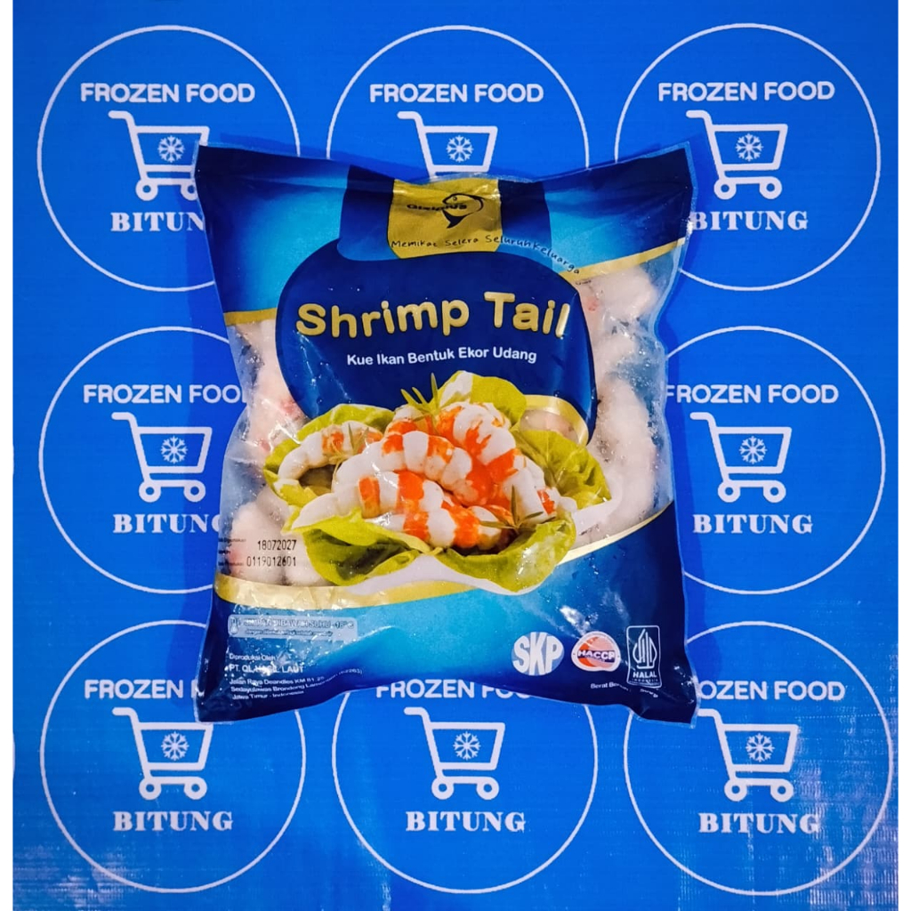Gizi Plus Shrimp Tail Bentuk Udang 500gr - Frozen Food Bitung