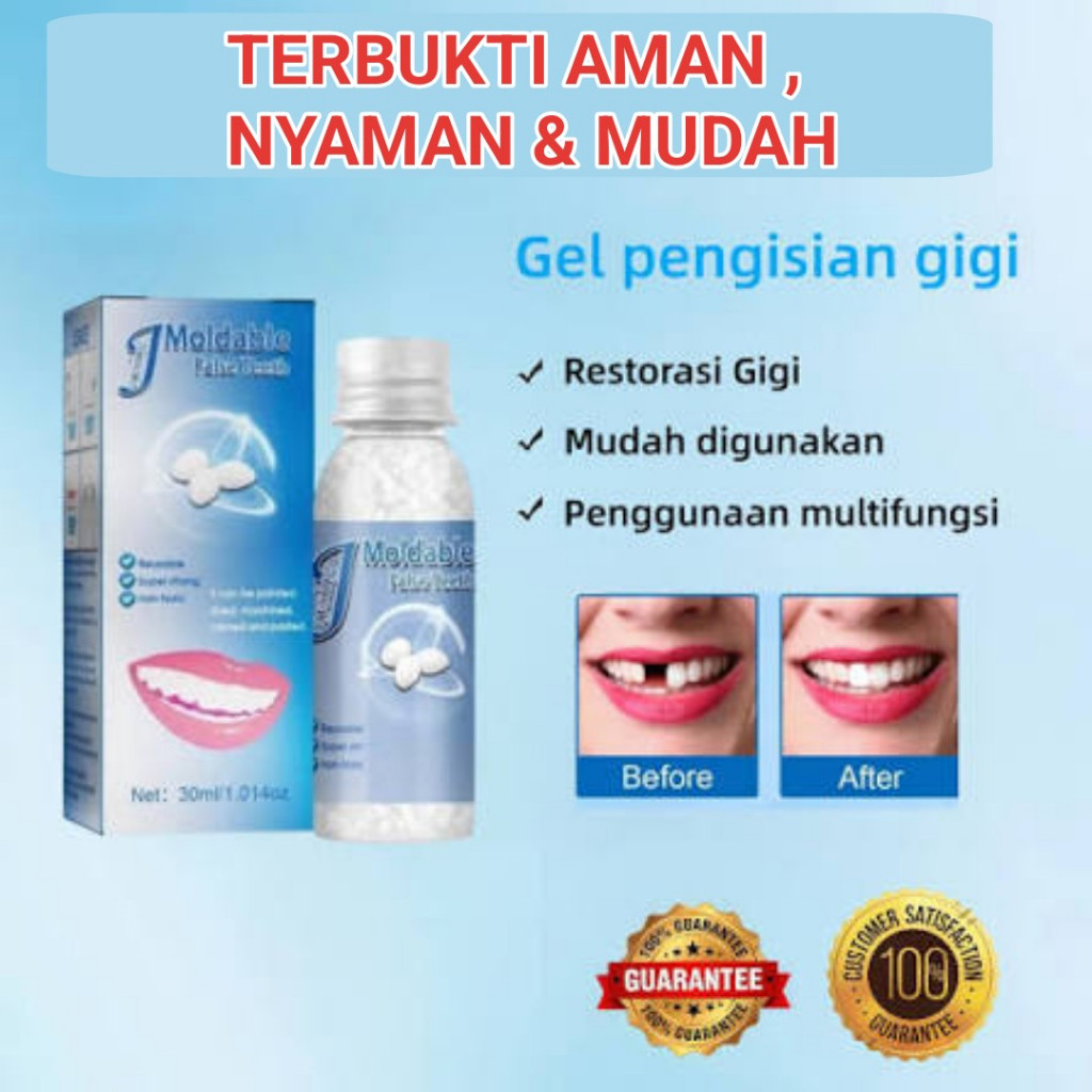 Penambal Gigi 30ml - Tahan Panas, Anti Alergi, Mudah Diproses