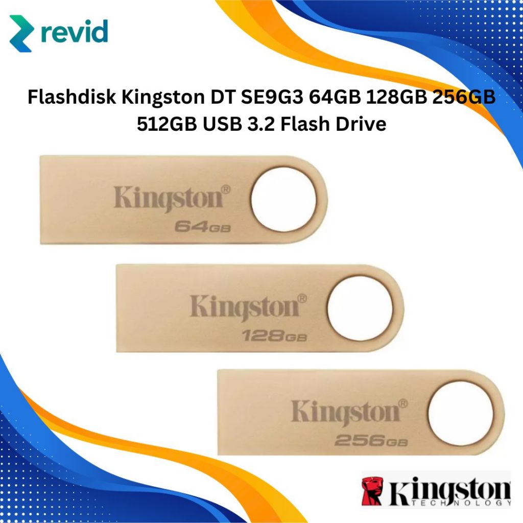 Flashdisk Kingston DT SE9G3 64GB 128GB 256GB 512GB USB 3.2 Flash Drive (DT7SE9G3/64GB/128GB/256GB/51