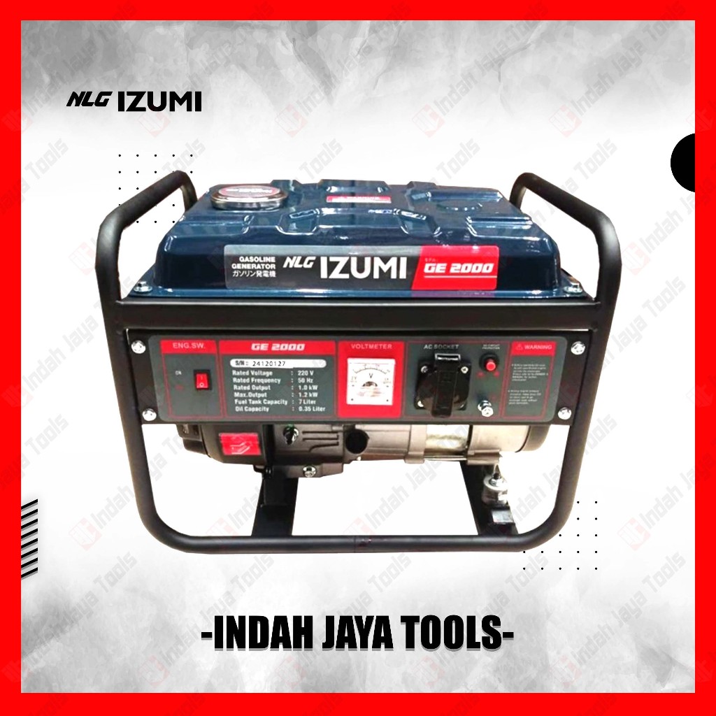 IZUMI GE2000 Genset 1200 Watt - Gasoline Generator Listrik Set Bensin GE 2000