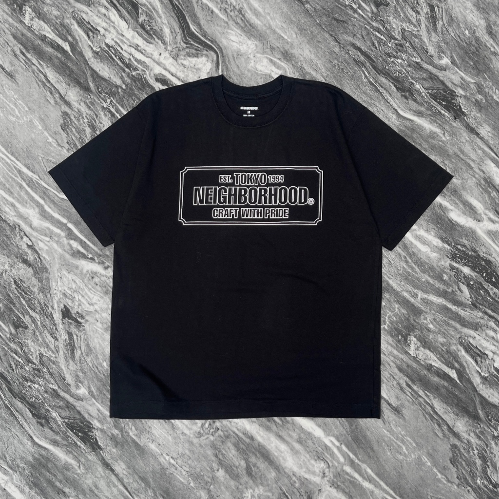 Neighborhood NH Outline SS Tee Black
