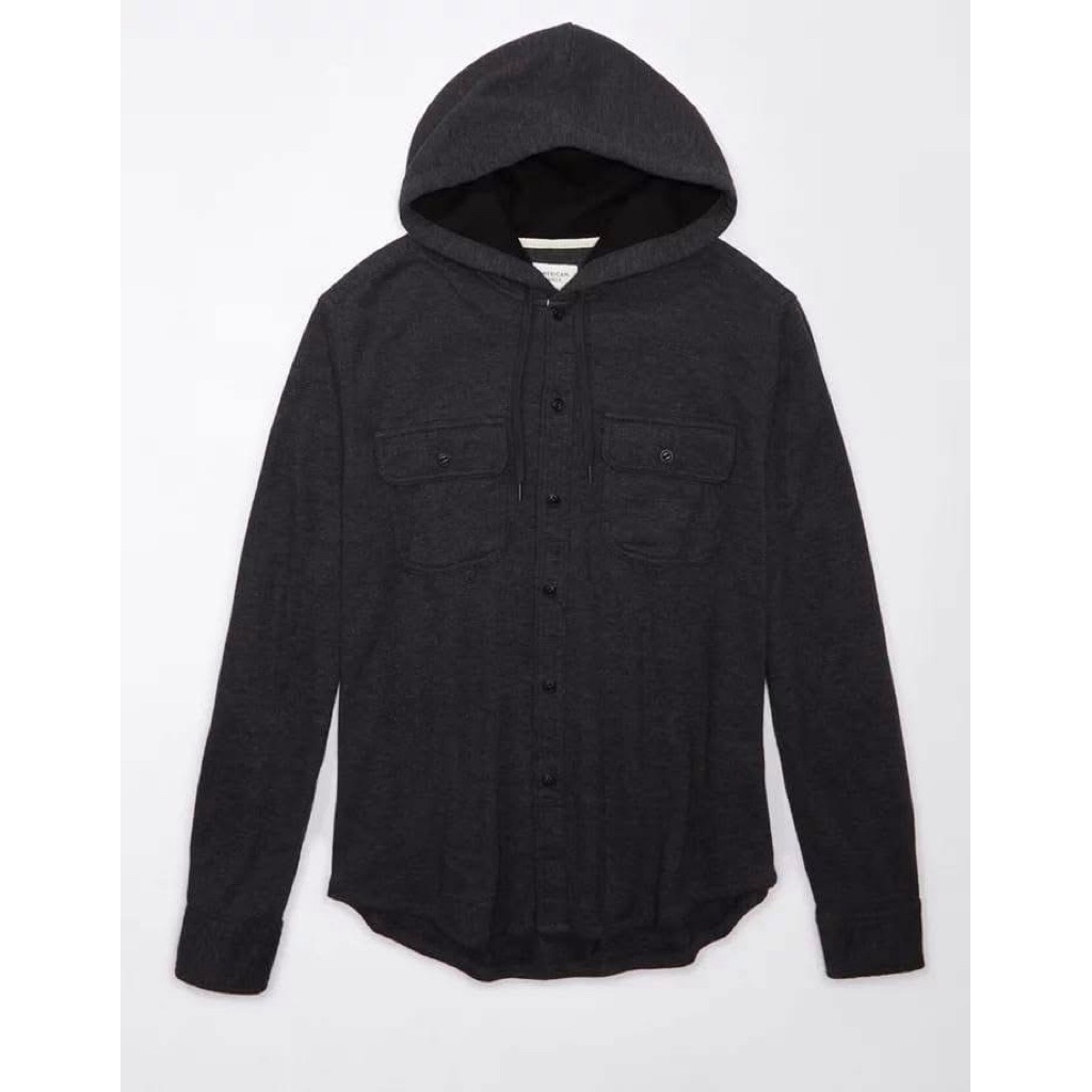 HOODED SHIRT JACKET