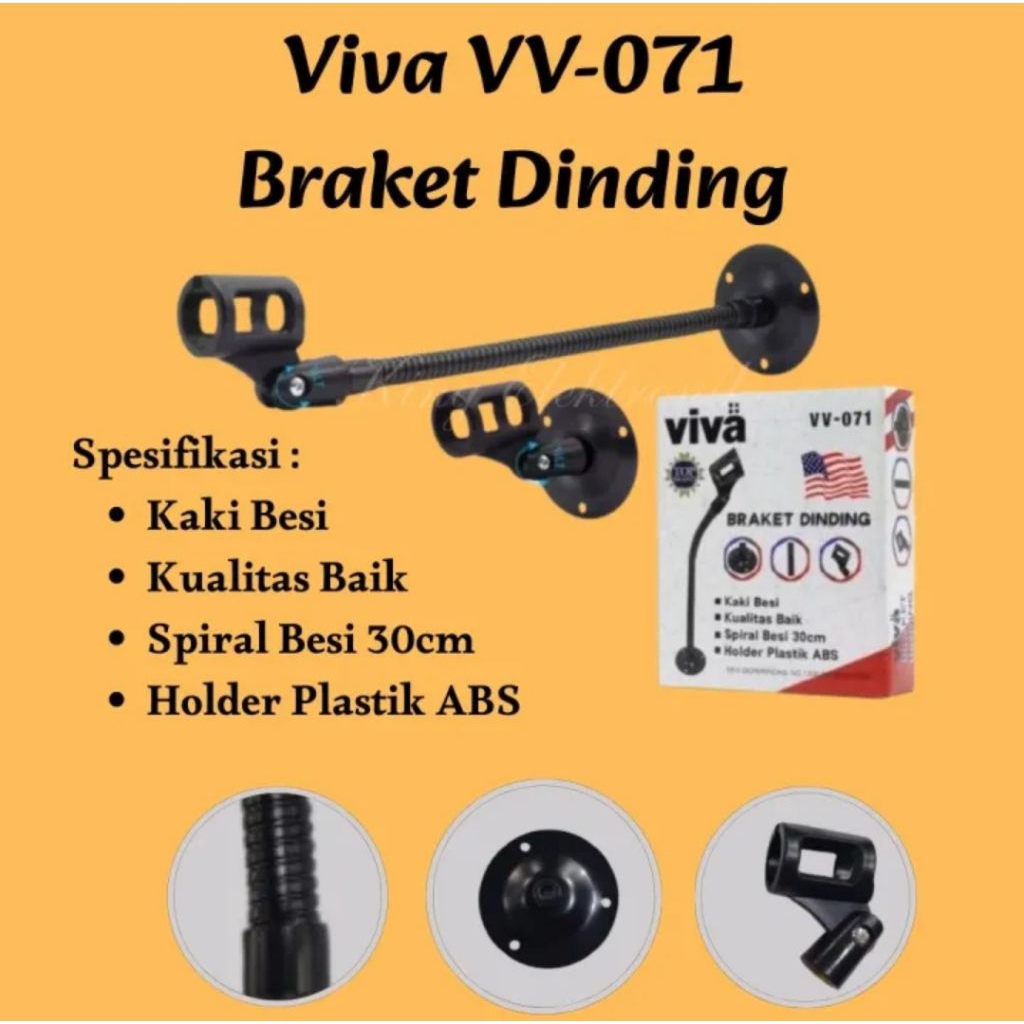 Stand Mic Dinding VIVA-071