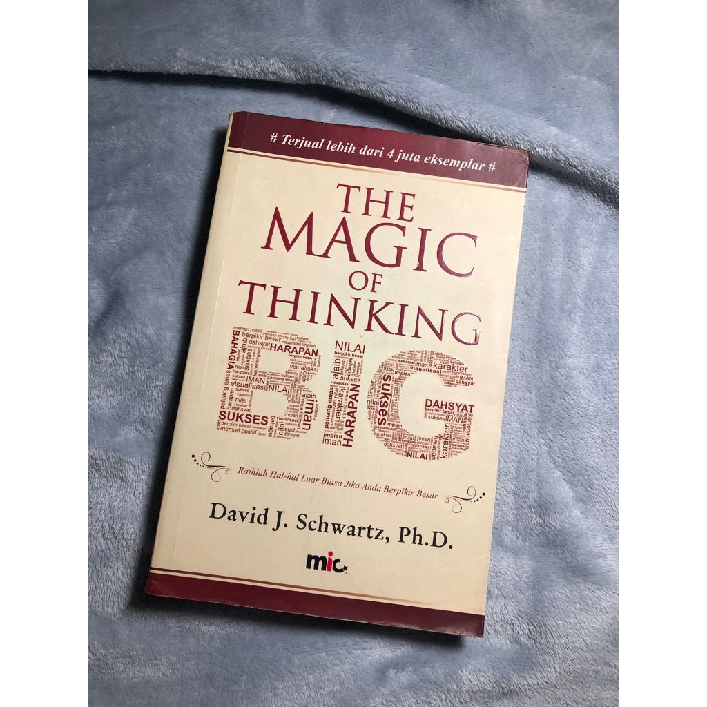 Buku Ori Preloved The Magic of Thinking Big - David Schwartz