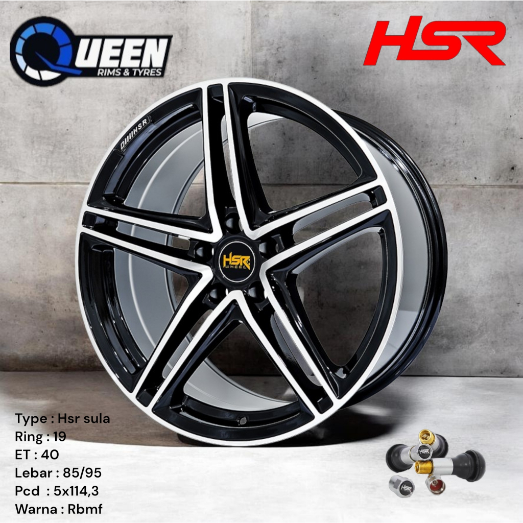 Velg racing mobil camry crv hrv ring 19 hsr sula model palang 5 velg mobil berkuaitas