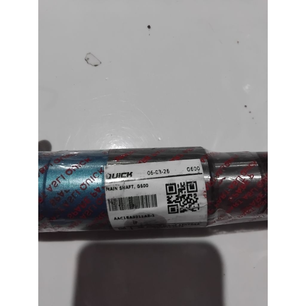 Main Shaft Sub Assy Traktor G600 Original / As Roda Traktor Quick G600 Original Co
