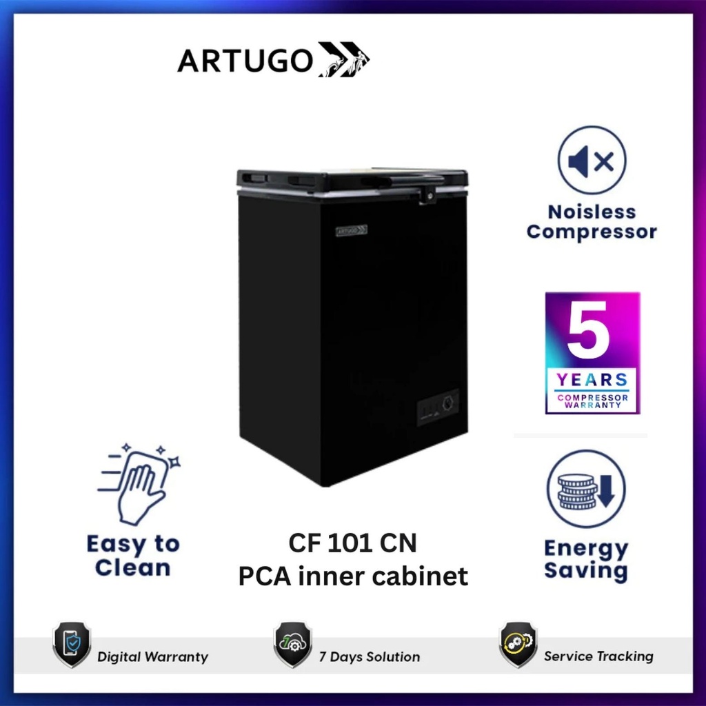 CHEST FREEZER BOX 85 Liter CF 101 CN ARTUGO ( PCA Inner Cabinet ) low watt