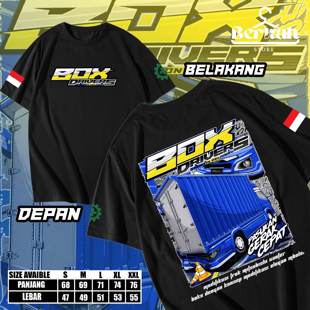 KAOS TRUK BOX KAOS TRUK KAOS TRUK OLENG KAOS DRIVER MUDA KAOS TRUK CANTER