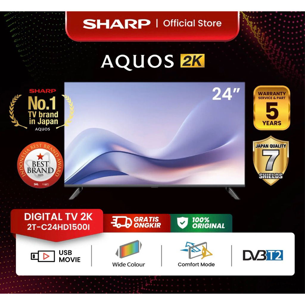 LED TV DIGITAL 24 INCH SHARP