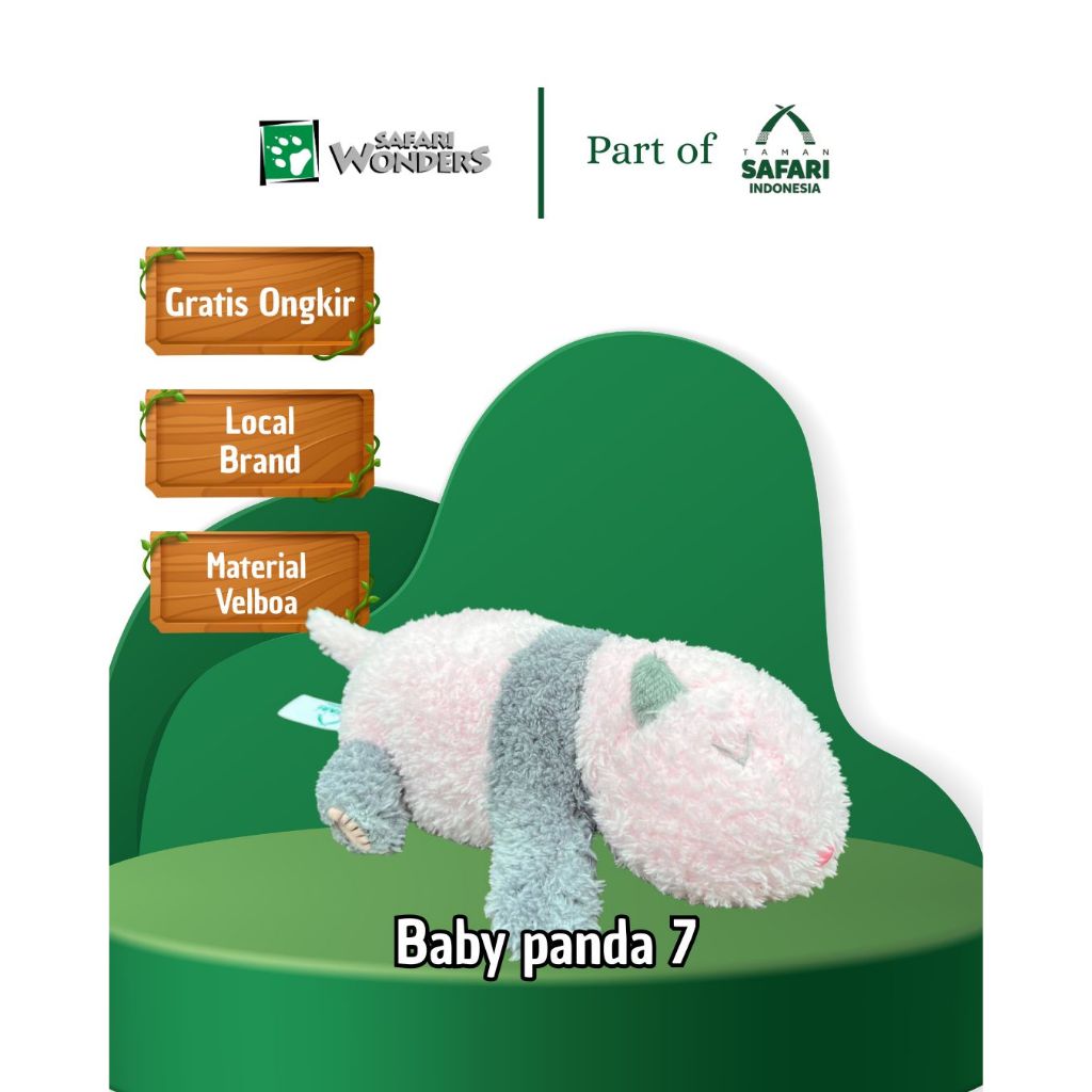 SAFARI WONDERS - Boneka Baby Rio 7" - Official Merchandise Taman Safari Indonesia