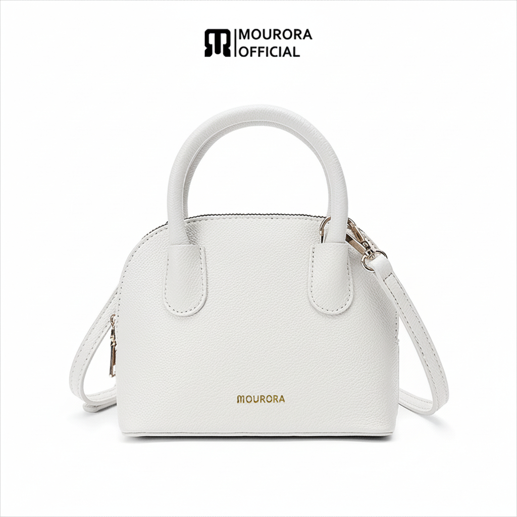 Mourora - Tas Selempang Wanita Fashion Sling Bag Women Shoulder Bag | Tas Molya White