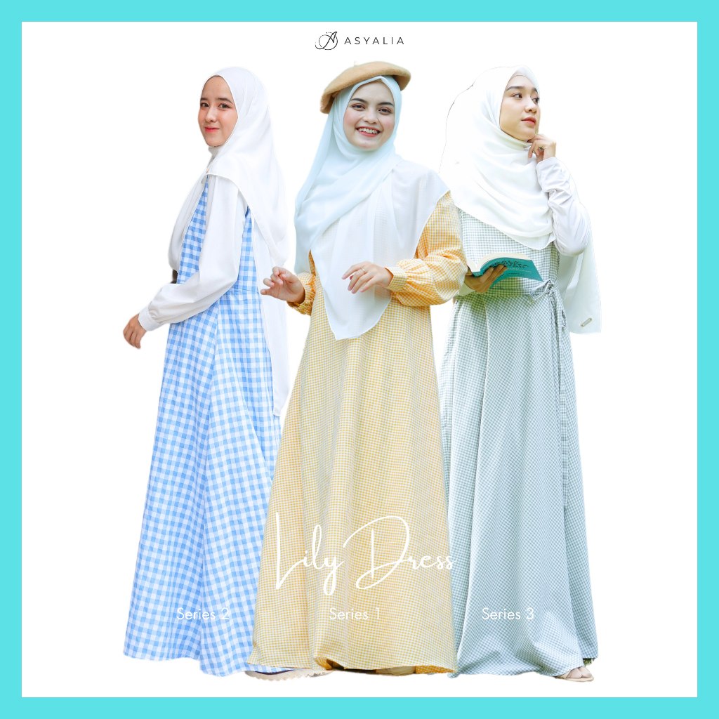 DRESS LILY SERIES / DRESS GAMIS BUSUI / DRESS GAMIS WISUDA / DRESS GAMIS CUSTOM / DRESS ASYALIA / CU