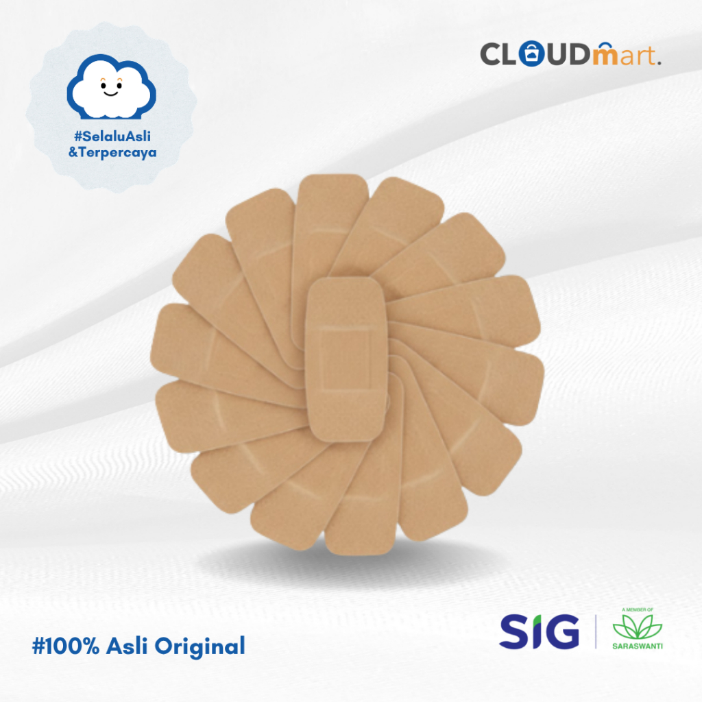 Plaster Rectangel - Plaster Luka Anti Air - Plaster Luka Waterproof - Plaster Perekat Perlindungan L