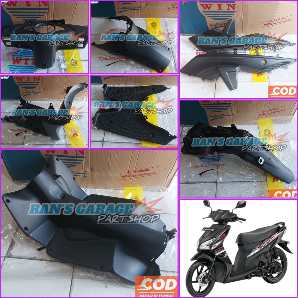 WIN FULLSET COVER BODI KASAR HONDA VARIO LAMA KVB FULL SET KOMPLIT SET BODY KASAR VARIO 110 OLD KARB