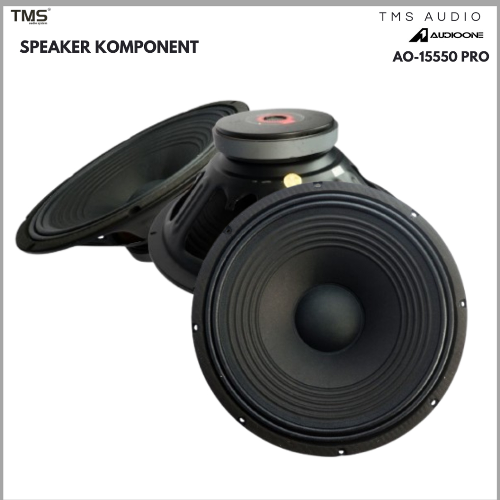 Speaker 15 Inch AUDIO ONE AO-15550 PRO 500 Watt 8 Ohm  Speaker Bass Lapangan Berkualitas ITMS
